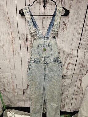 Empyre x Suzie Acid Acid Wash Denim Overalls Women's Size Small S Rare Collab